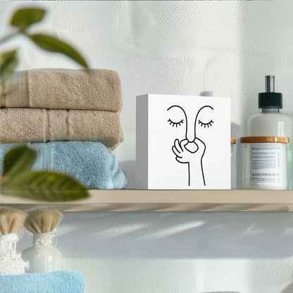 Funny Bathroom Decor, Black and White Bathroom Decor, Boho Dorm Decoration, Dorm Room Decoration
