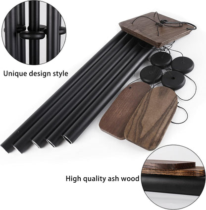 48" Large Wind Chimes for Outside Deep Tone, Wood Wind Chimes Outdoor Clearance, Memorial Gifts for