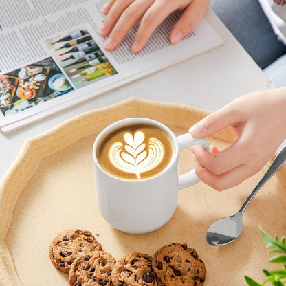 vancasso Porcelain Coffee Mugs Set, 12 oz Ceramic Coffee Cups for Latte Hot Tea Cappuccino Cocoa