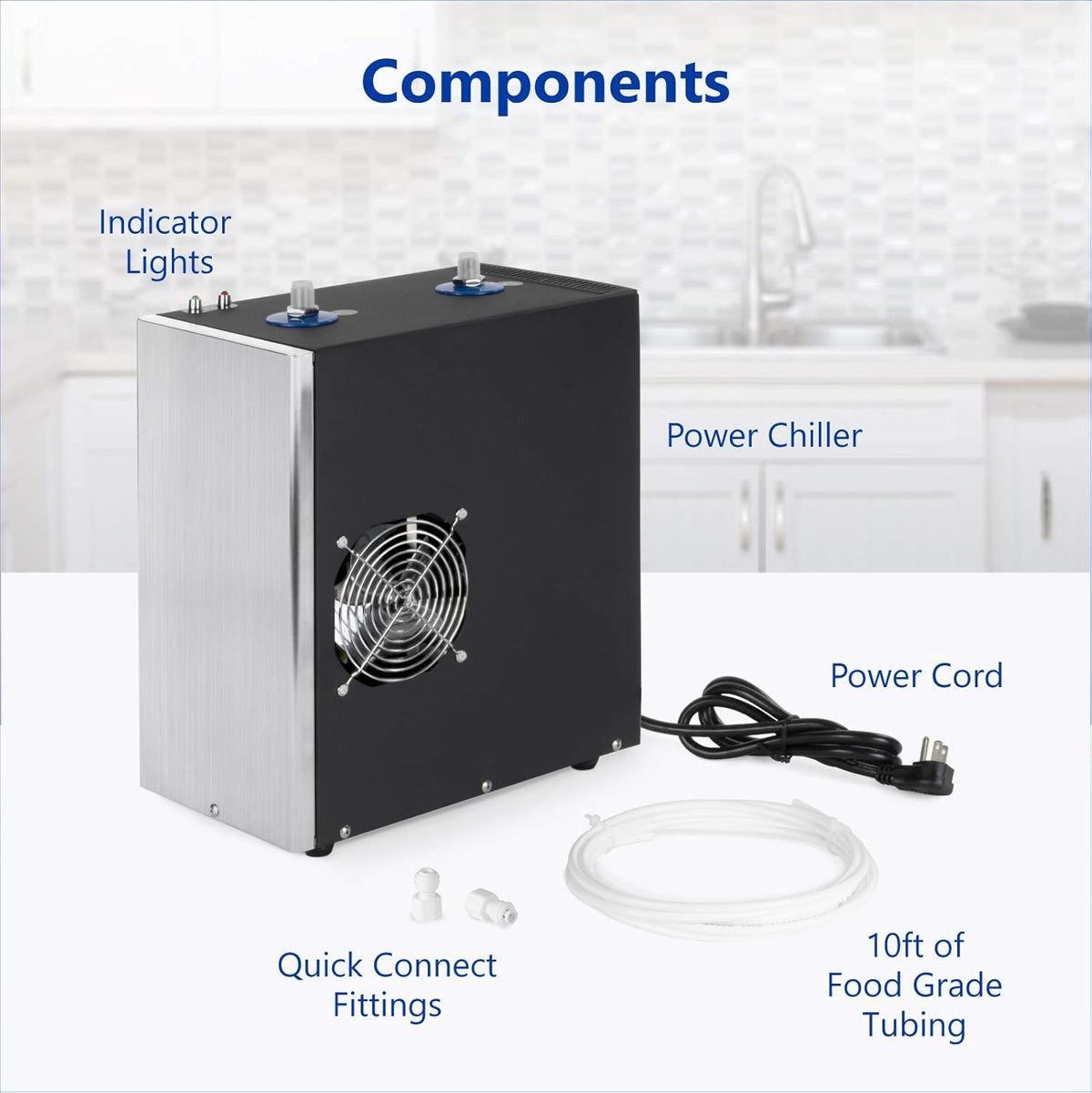 Express Water Universal Chiller Cooling System for Water Filters – Compatible with Reverse Osmosis