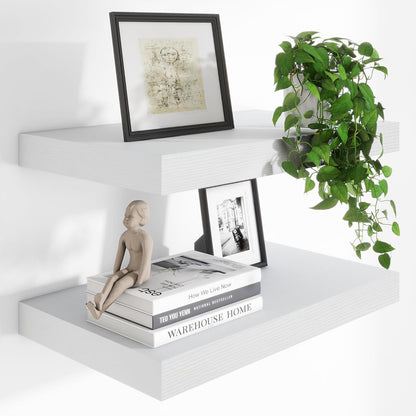 Heimlove 12 Inch Deep Floating Shelves, 48 x 12 inches Long Wall Shelf, Large Display Shelf &
