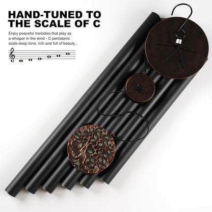 Vanquer Large Wind Chimes for Outside Deep Tone - 46'' Wind Chimes Outdoor Clearance, Memorial