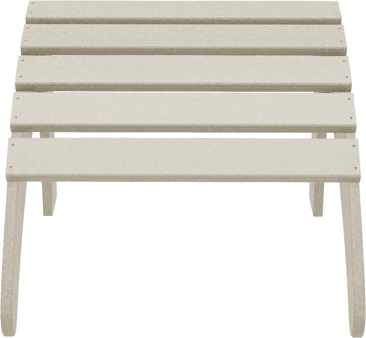 WestinTrends Outdoor Ottoman, Patio Adirondack Ottoman Foot Rest, All Weather Poly Lumber Folding