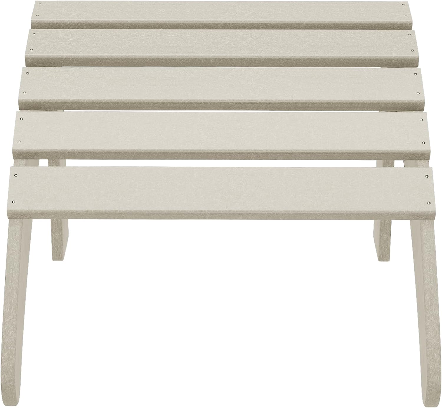 WestinTrends Outdoor Ottoman, Patio Adirondack Ottoman Foot Rest, All Weather Poly Lumber Folding