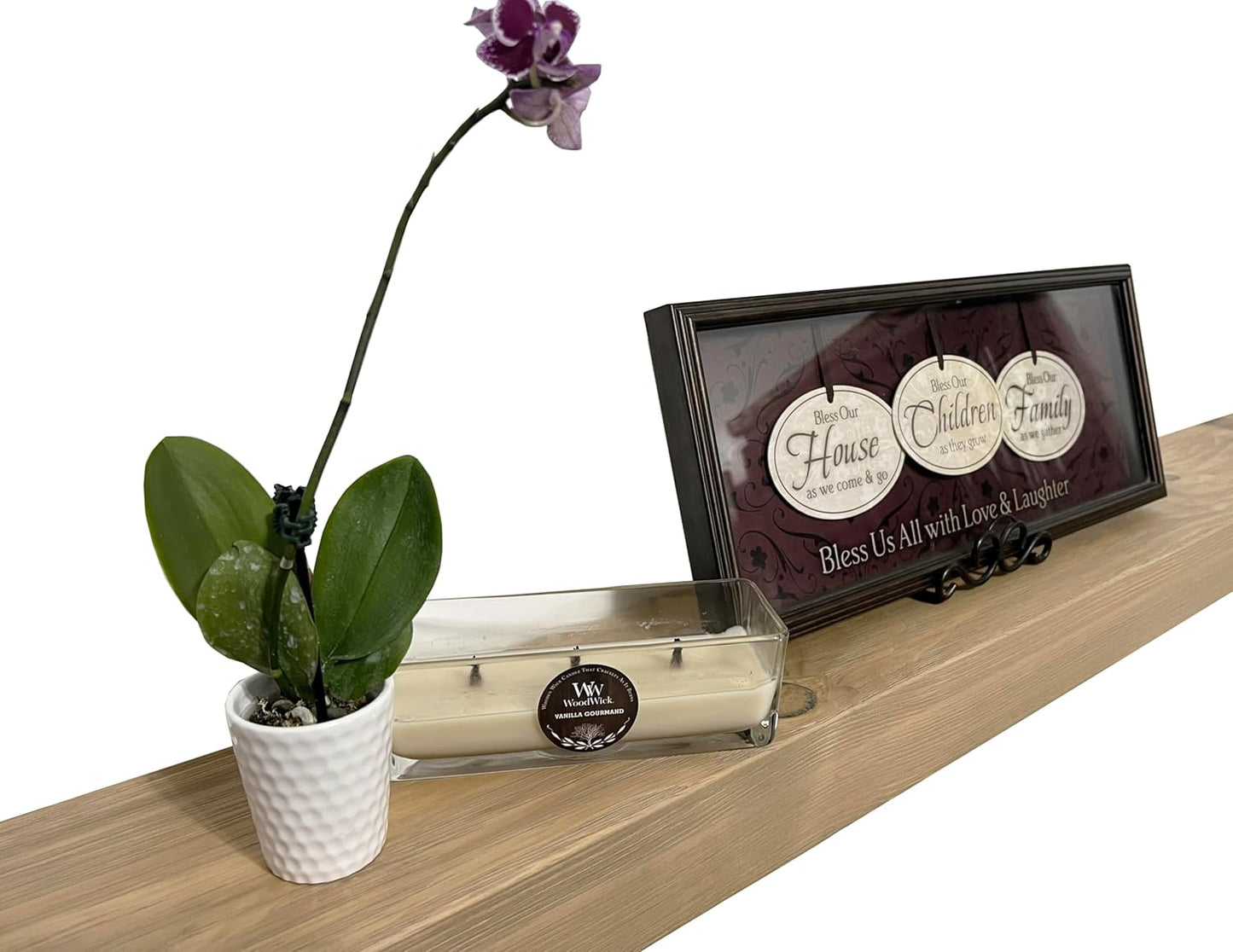 joelsantiques 30 Inch Floating Shelves for Wall - 30x6x2 in - Unfinished Wood Shelf Design, Wooden