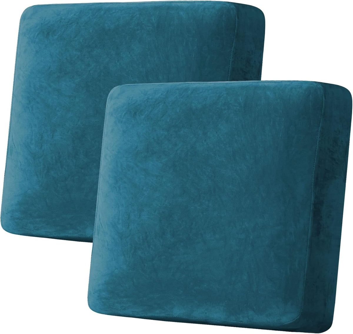 H.VERSAILTEX Velvet Stretch Couch Cushion Cover Plush Cushion Slipcover for Chair Loveseat Sofa