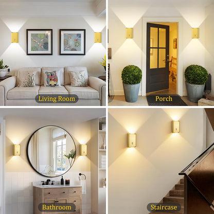 Battery Operated Wall Sconce Light: 5000mAh Rechargeable Motion Sensor Night Light 3 Colors
