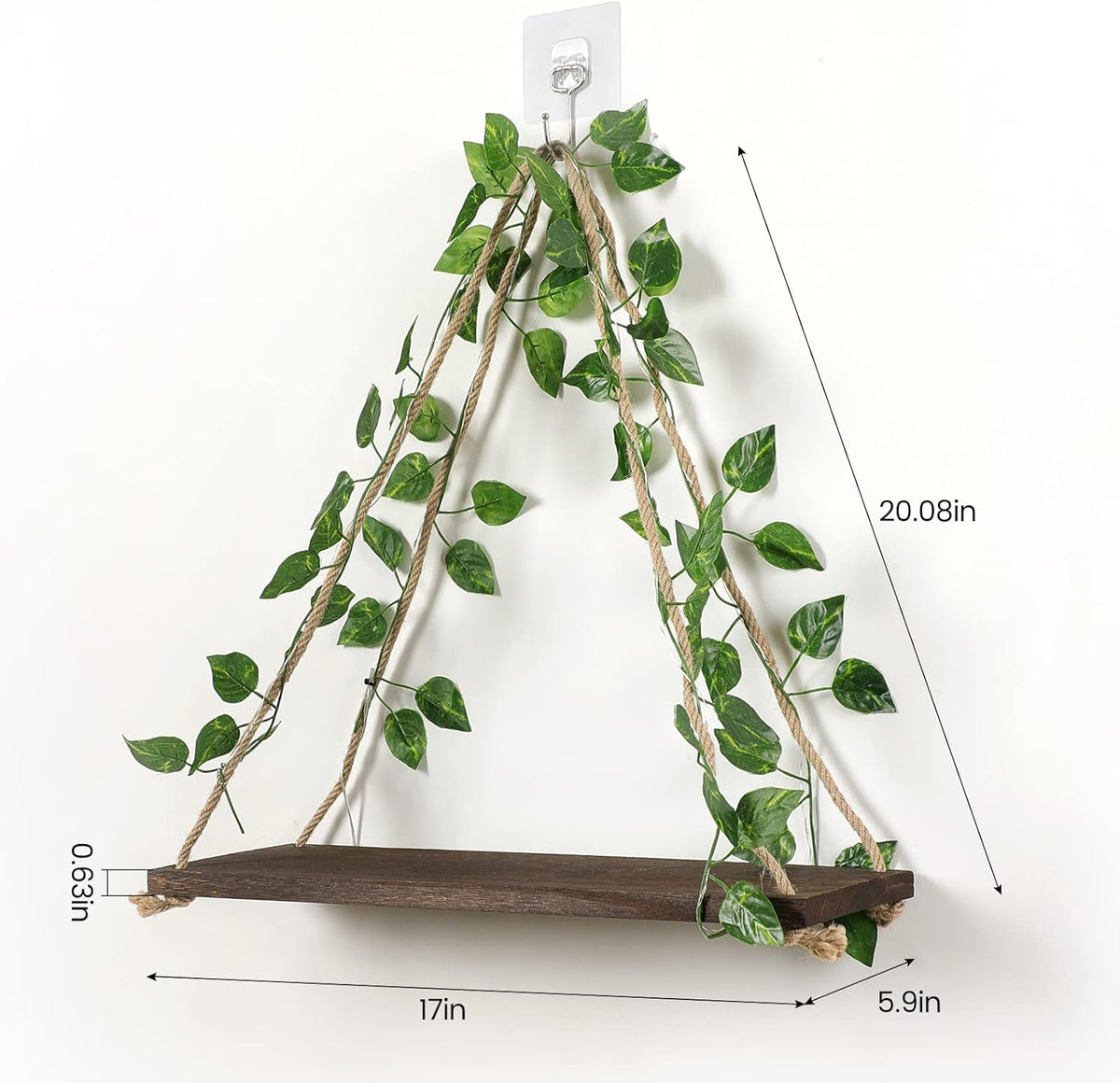 Floating Shelves for Wall,Plant Wall Decor,Hanging Shelf,Cottage Core Decor,Room Decor