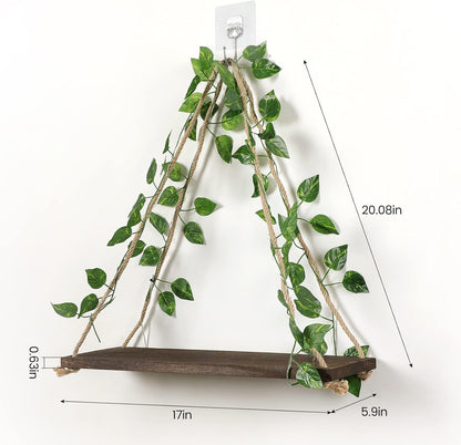 Floating Shelves for Wall,Plant Wall Decor,Hanging Shelf,Cottage Core Decor,Room Decor