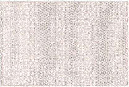 CAMILSON Easy Jute Rug 2x3, Indoor Outdoor Off-White Farmhouse Area Rugs for Living Room and