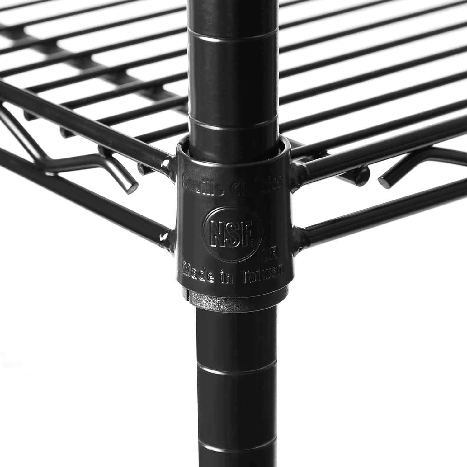 Seville Classics UltraDurable Heavy Duty NSF Solid Steel Wire Rack Storage Unit, Organizer for