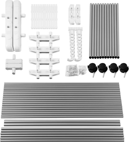 Bigzzia Clothes Drying Rack, Folding Stainless Steel Drying Rack Clothing Indoor Outdoor