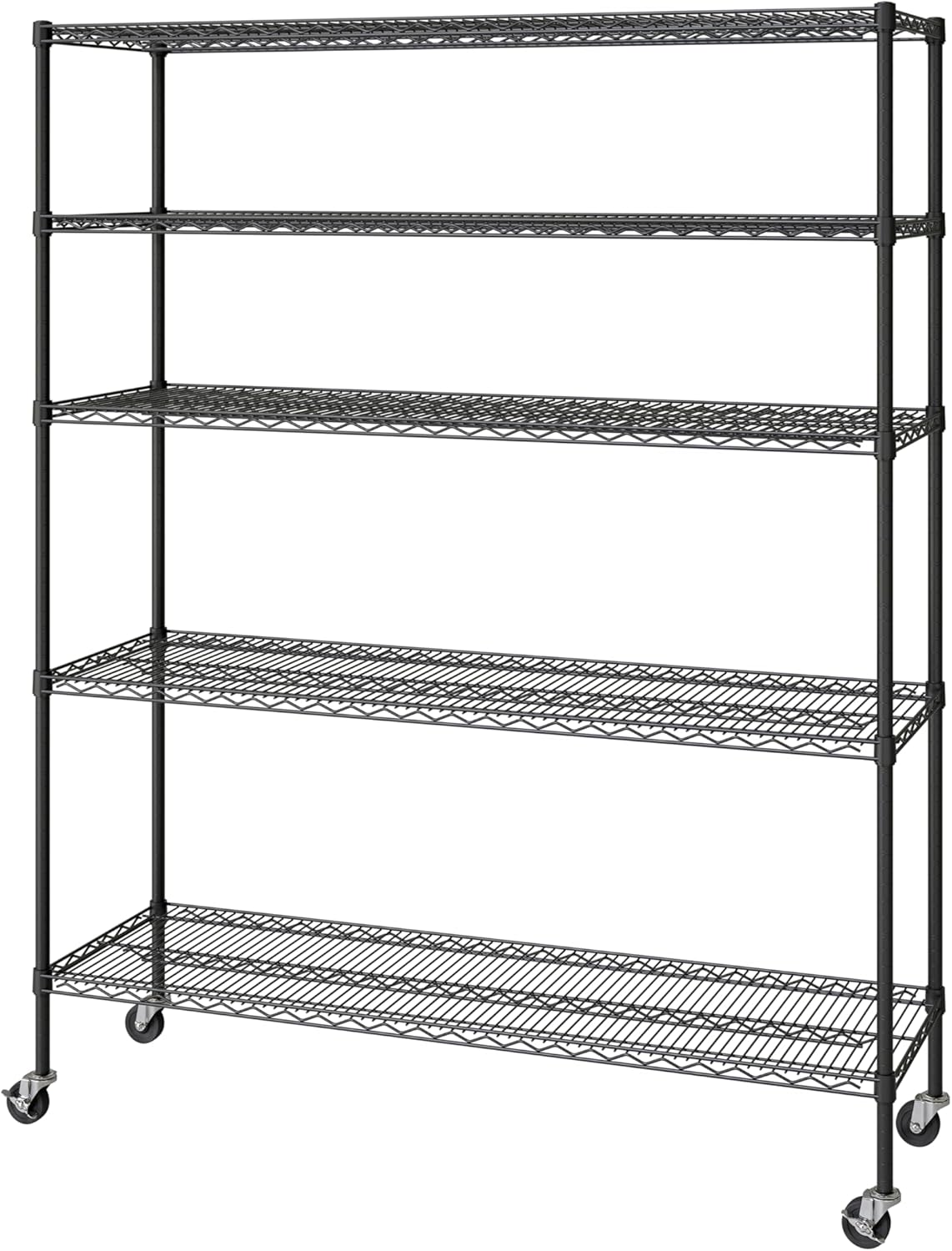 Seville Classics UltraDurable Heavy Duty NSF Solid Steel Wire Rack Storage Unit, Organizer for