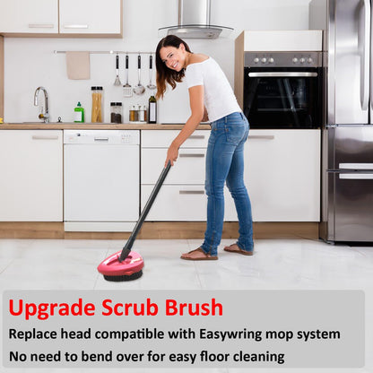 Spin Mop Scrub Brush Head Compatible with OCedar EasyWring 1 Tank System, Mop Scrubber Attachment