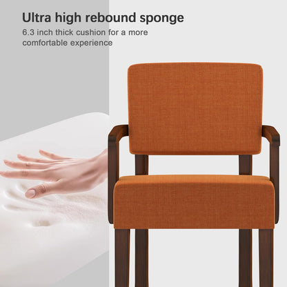 Accent Chair, Living Room Chairs Oversized with Soft Seat and Armrests for Dinning, Bedroom