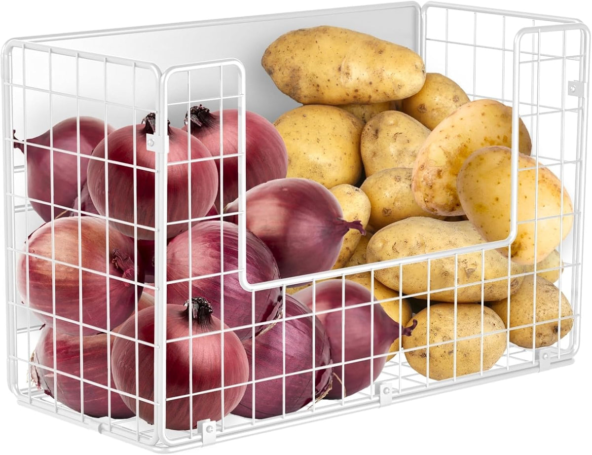 Magnetic Shelf for Fridge, Fruit Potato & Onion Storage Bins, Pantry Organizers & Storage, Large