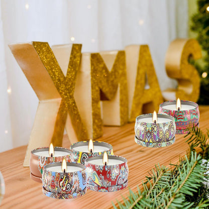 24 Pack Scented Candles Set for Home, Relaxing Stress Relief, Aromatherapy - Natural Soy Wax and