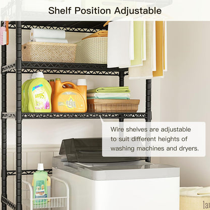 Ulif U11 Over Washer and Dryer Shelves, 3 Tiers Laundry Room Storage and Organizer Standing Shelf