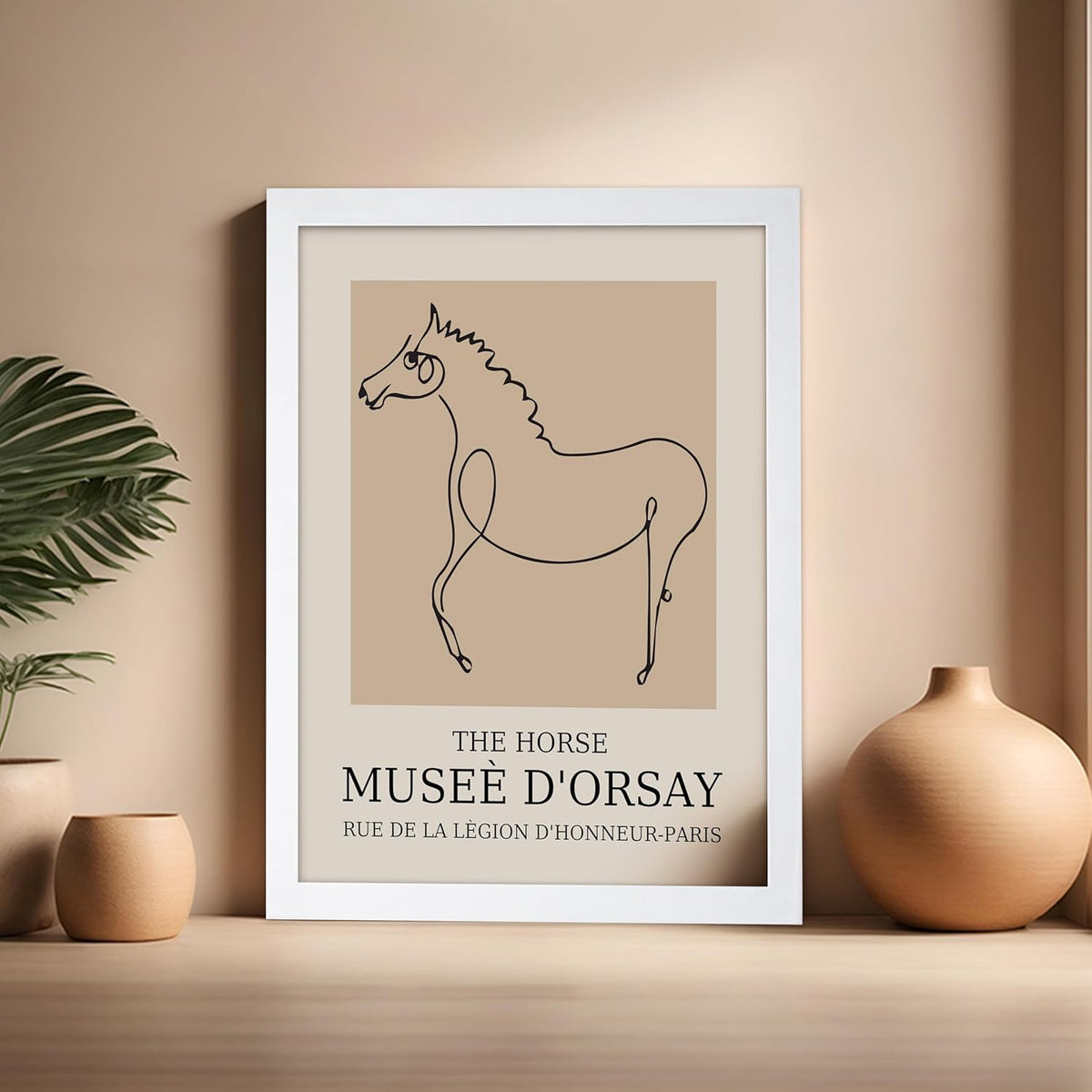 Poster Master Vintage Poster - Retro Minimalist Print - Gift for Artist, Friend - Horse, Line