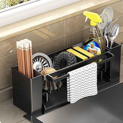 Utensil Holder, 3 Compartments Utensil Drying Rack, Dish Drainer for Kitchen Counter,Kitchen