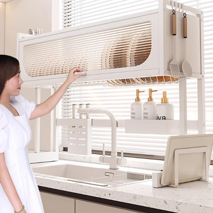 Home Furnishing Dish Rack Over Sink Stainless Steel Over The Sink Dish Drainer Drying Rack Space