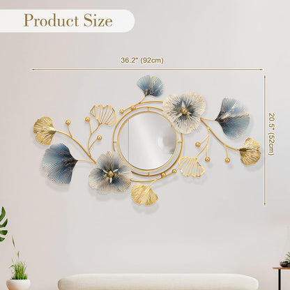 Lucky Monet Wall Art Decor Large Metal Wall Art Modern Geometric Circular Decor Wall Sculptures