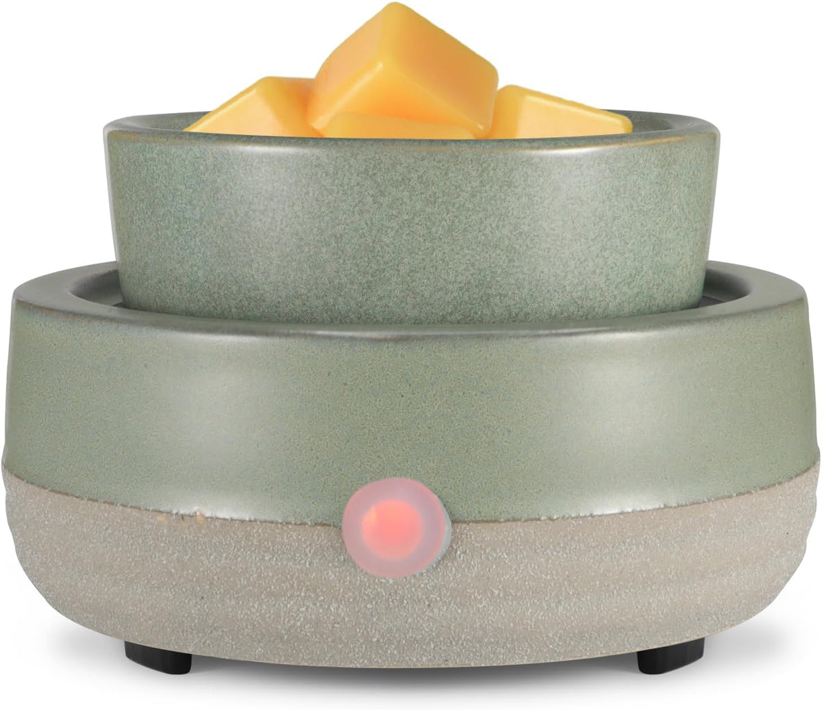 Wax Melt Warmer, Ceramic Electric Candle Wax Warmer 3-in-1 Oil Burner Fits Yankee Large Jar
