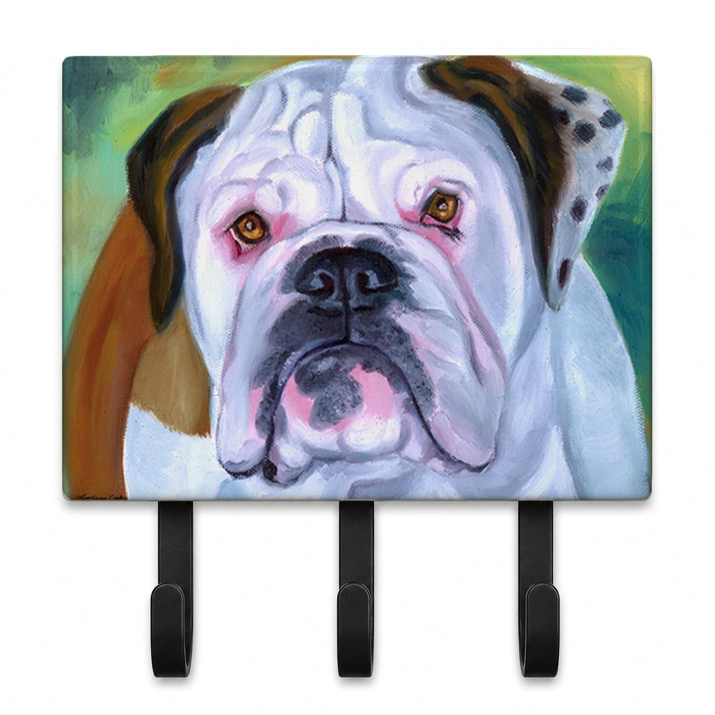 Caroline's Treasures 7350TH68 Miss English Bulldog Leash or Key Holder, Wall Hooks, Key Hooks