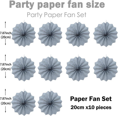 Gray Party Decorations,Wedding Decorations for Party Events Accessories,Anniversary