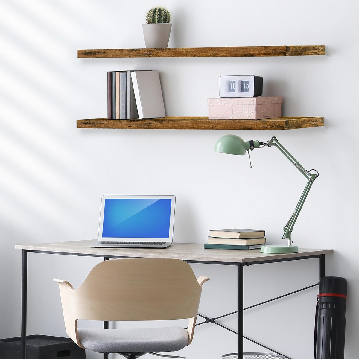 Sorbus Floating Shelves for Wall - 48 Inch Long Bathroom Shelves, Wall Decor for Bedroom, Kitchen