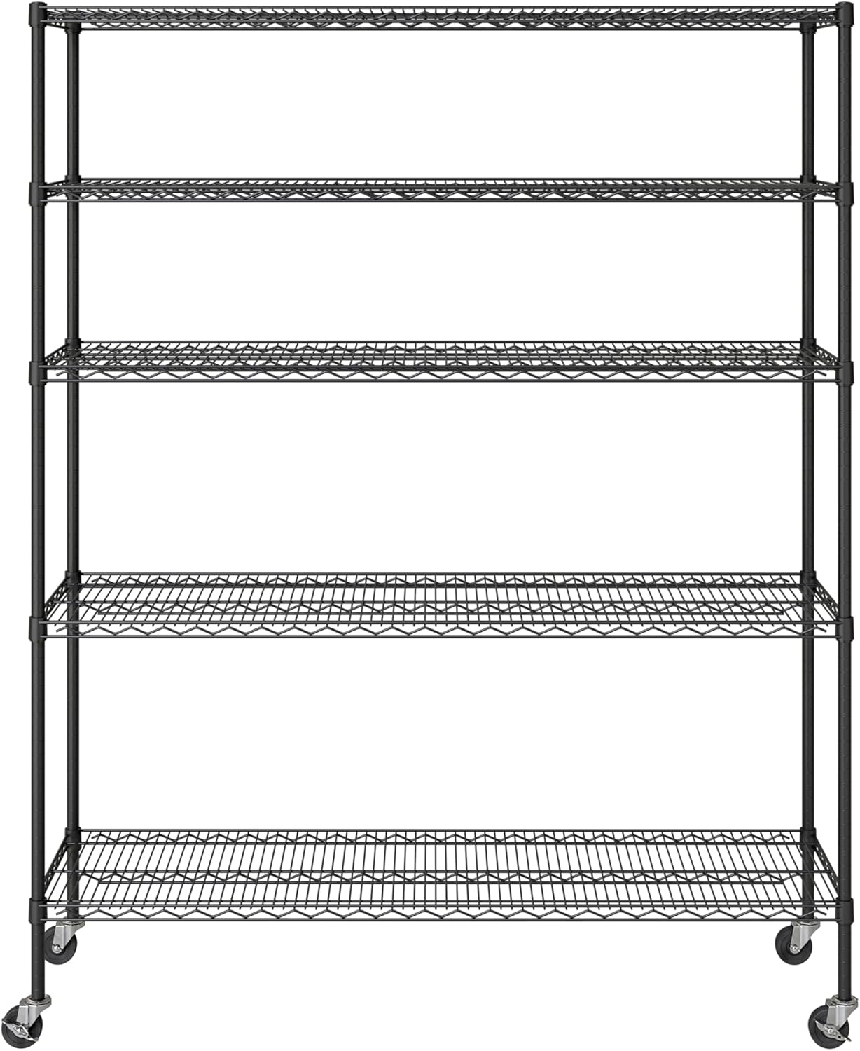 Seville Classics UltraDurable Heavy Duty NSF Solid Steel Wire Rack Storage Unit, Organizer for