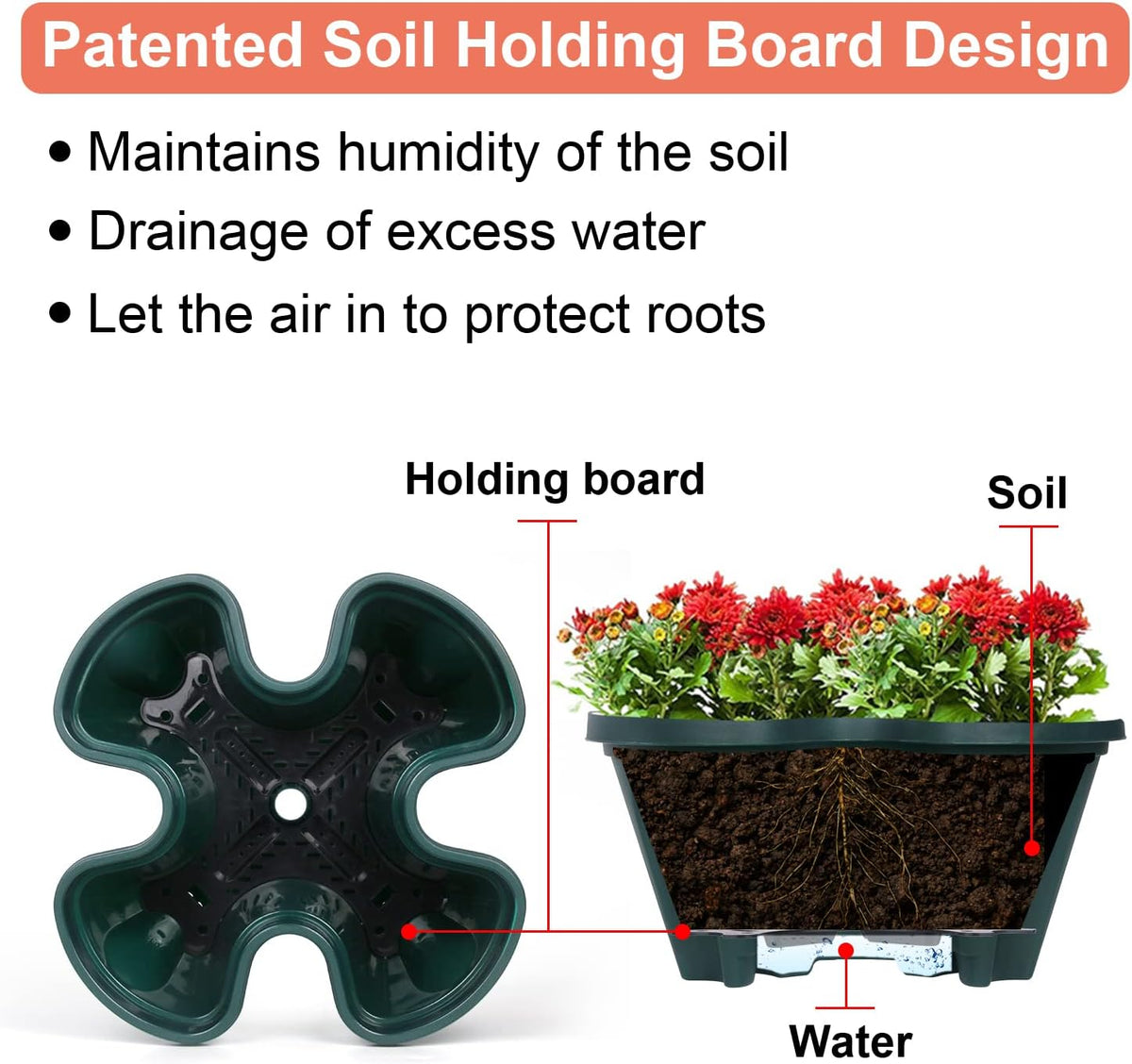 Vertical Planter 7 Tier Stackable Planters Garden Planters Strawberry Herb Flower and Vegetable