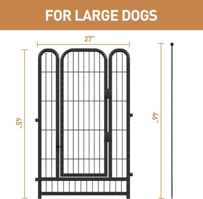 Metal Dog Playpen, 45" Inch Height 32 Panels, Ideal Dog Fence for Large/Medium/Small Dogs Indoor &