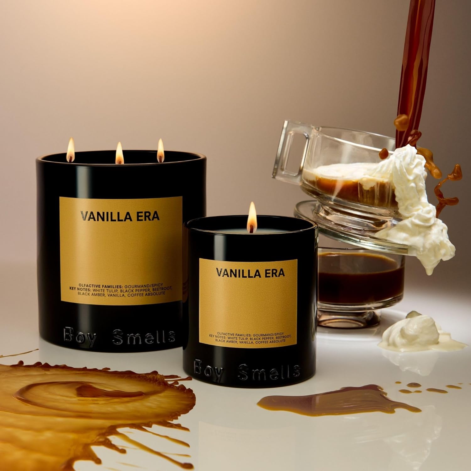 Boy Smells - Vanilla Era Scented Candles for Men and Women - 8.5 oz - Soy, Coconut Wax Candle Blend