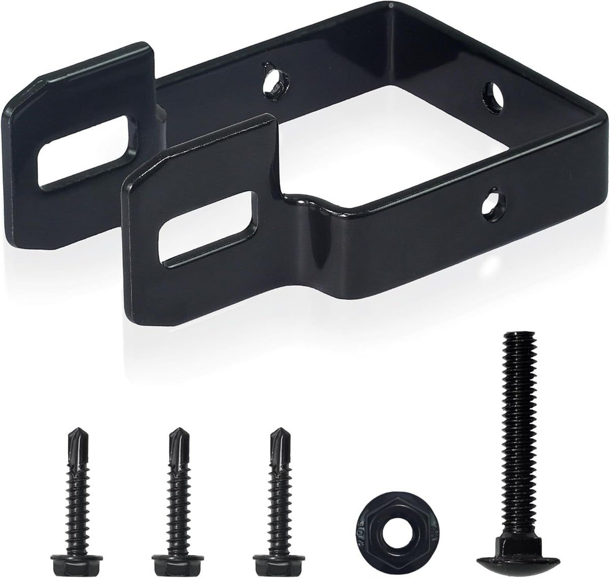 Fencer Wire Heavy Duty Garden Fence Bracket, Metal Steel Connector for Post and Panel Connection