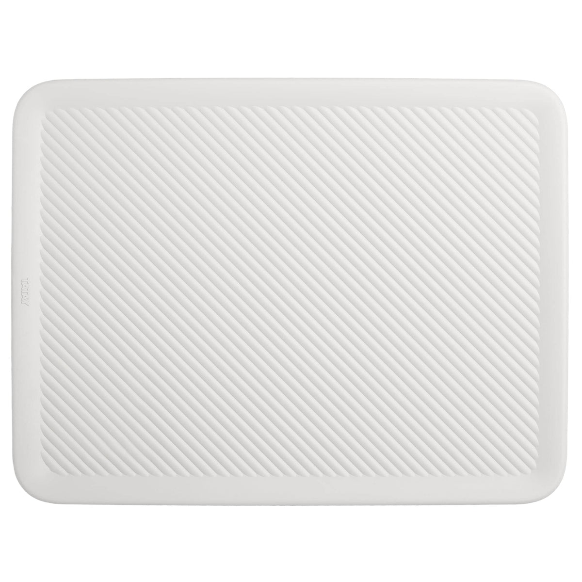 Superio Ribbed Collection Lid for Decorative Plastic Basket Open Home Storage Bins Organizer