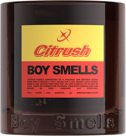 Boy Smells Citrush Candle – Bright Citrus Aroma – Warm Musk Finish – Pomelo Oil – Clean Burning