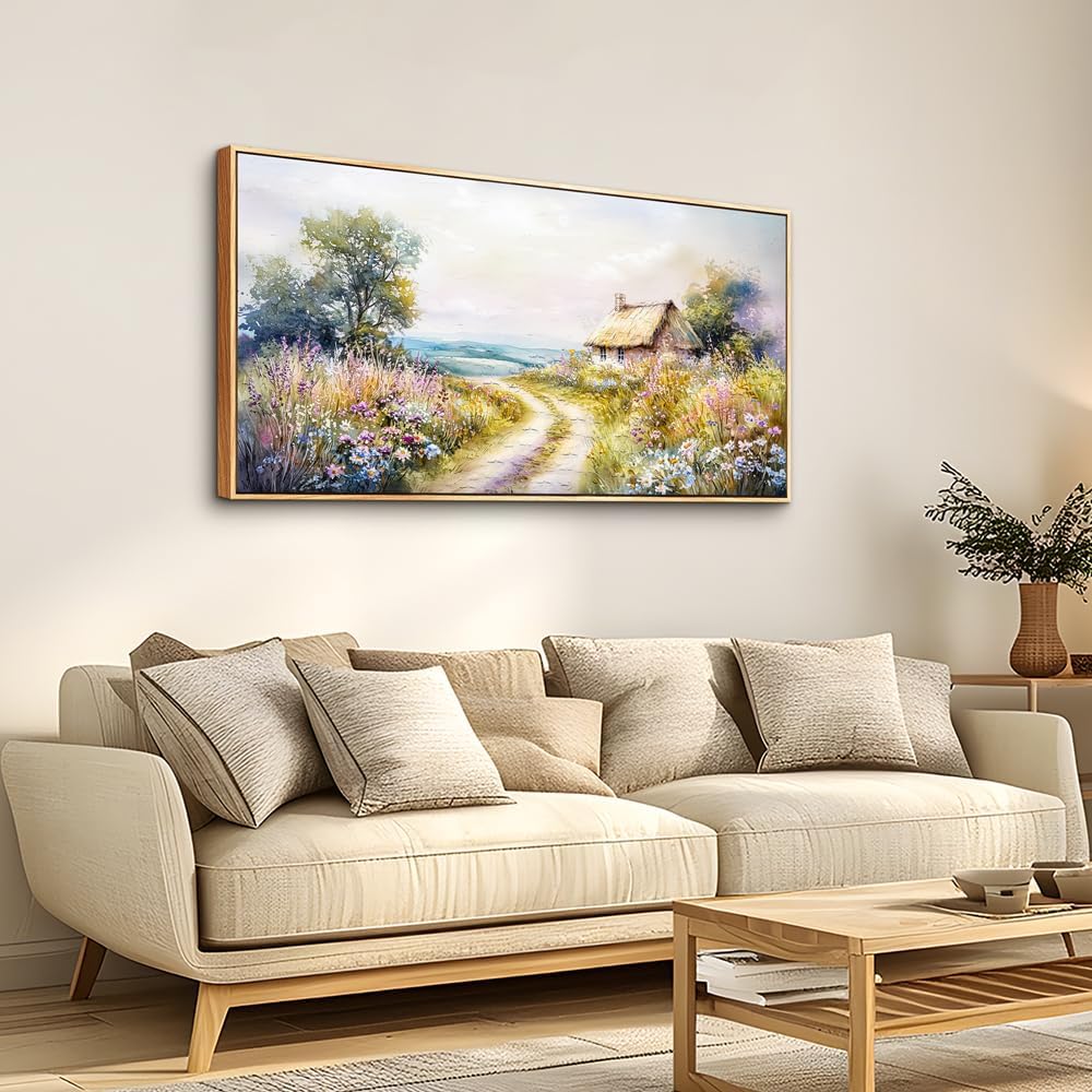 ZUITINGHUA Wood Framed Canvas Wall Art For Living Room Wall Decor For Bedroom Office Wall