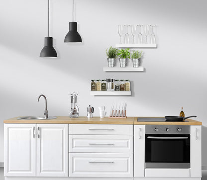 Sorbus Floating Shelves for Wall, Bathroom Shelves Wall Mounted for Kitchen, Bedroom, Bathroom