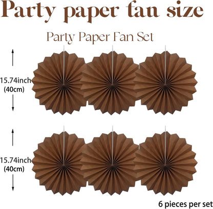 Brown Party Decorations,Brown Wedding Decorations for Party Events Accessories,Brown Birthday