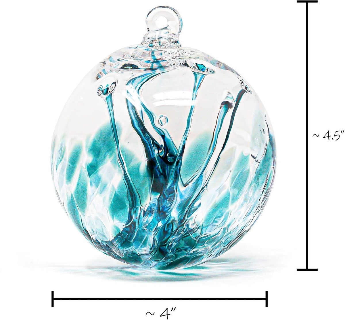 Luke Adams Handmade Glass Gazing Balls for Garden on Clearance – Hand Blown Glass Gazing Ball for
