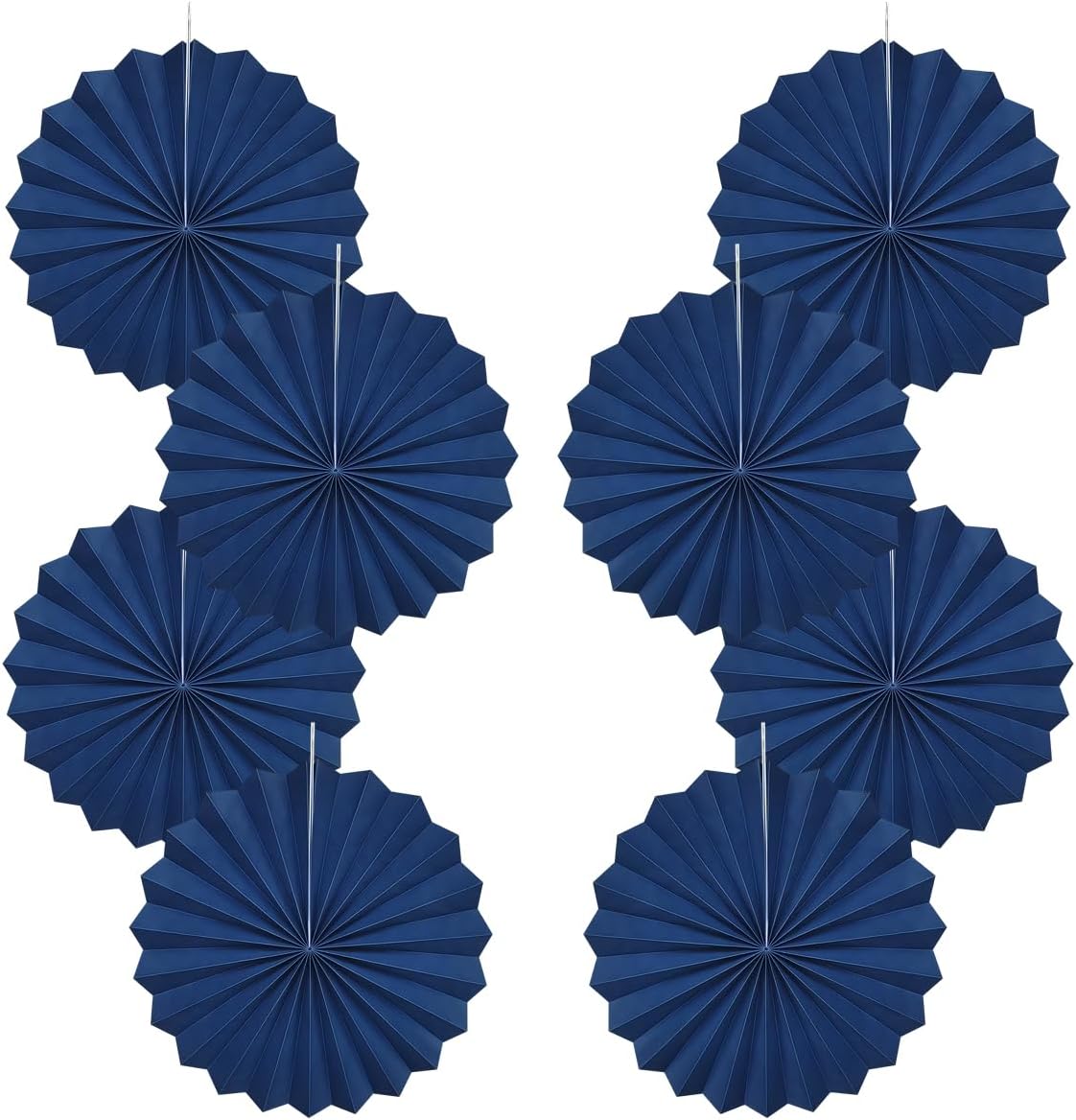 Blue Party Decorations,Blueberry Party Decorations Decorations Party Paper Fans Bulk