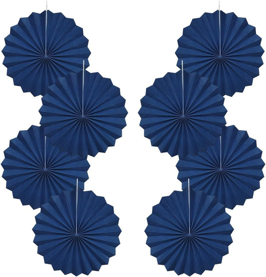 Blue Party Decorations,Blueberry Party Decorations Decorations Party Paper Fans Bulk
