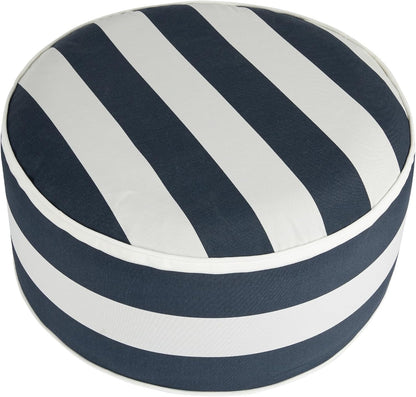 FUNHOME Inflatable Outdoor Ottoman with Air Pump,20"x9" Portable Patio Pouf,Water