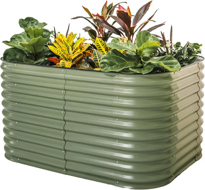 Vego garden 32" Extra Tall Raised Garden Bed Kits, 6 in 1 Modular Raised Planter Box for Vegetables