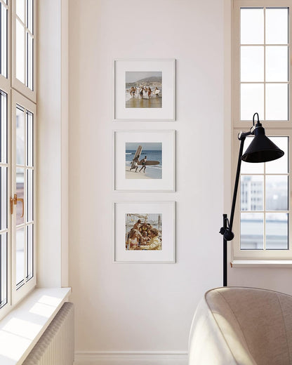 HAUS AND HUES Square Picture Frames 12 x 12 Set of 25 - Photo Gallery Wall Frame Set, Wood Frames