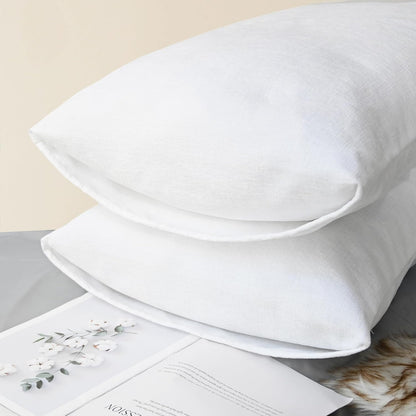 CaliTime Throw Pillow Covers Decorative 20 X 26 Inches Pack of 2 Cozy Chenille Standard Pillow