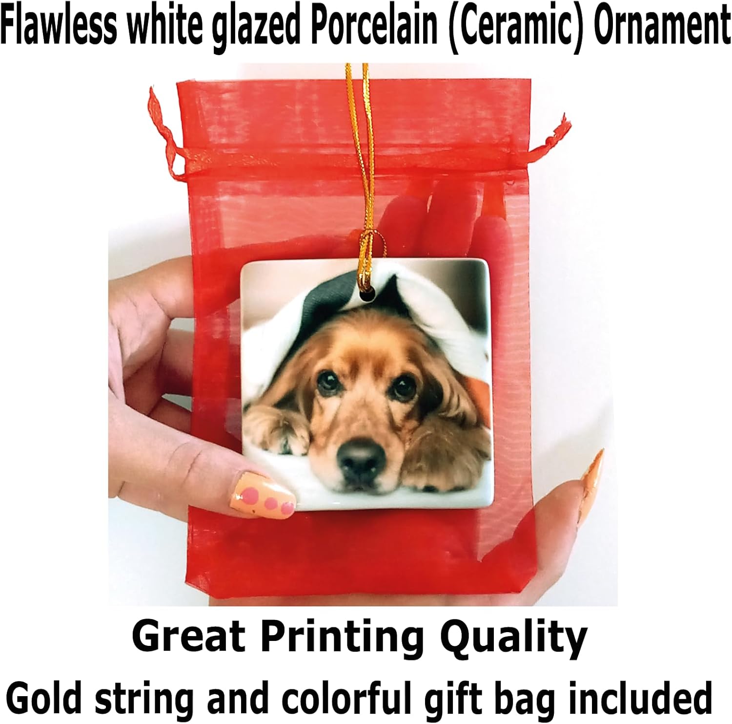 Personalized Christmas Ornament, Add Photo Text or Art Design and Make Your own Customized