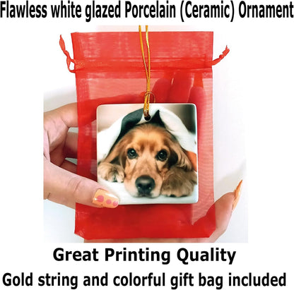 Personalized Christmas Ornament, Add Photo Text or Art Design and Make Your own Customized