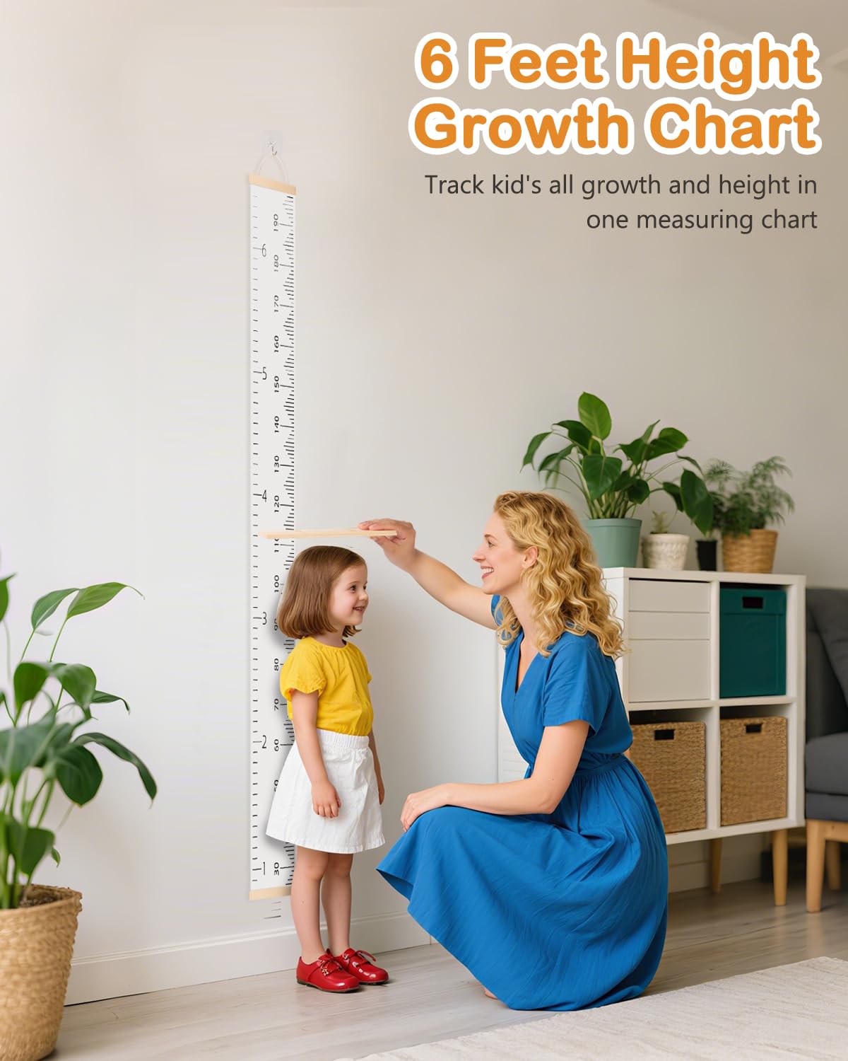 Height Chart for Kids Growth Chart for Wall Kids Height Wall Chart Kids Growth Chart Wall with